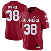 Oklahoma Sooners 38 Reggie Turner Red College Football Jersey Dzhi,baseball caps,new era cap wholesale,wholesale hats